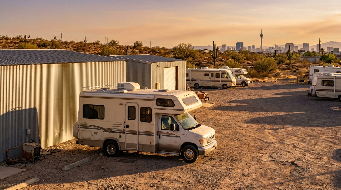 Map for Cheap RV Rental in Las Vegas - Budget Guide 2026